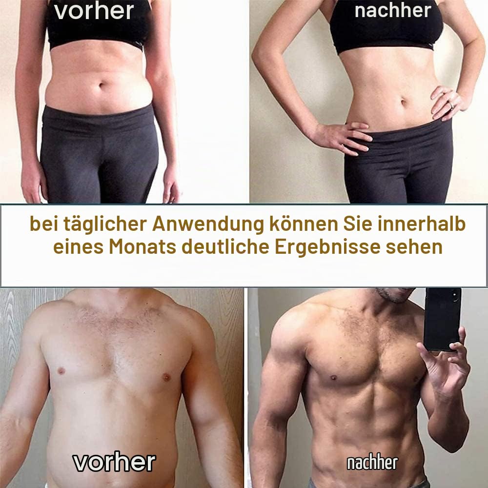 EMS Bauchmuskeltrainer Elektrisch, EMS Trainingsgerät, Stimulationsgerät Bauchmuskeln - 10 Stimulation Bereiche, 20 Trainingsmodi für Bauch, Arm, Bein-Fitness…