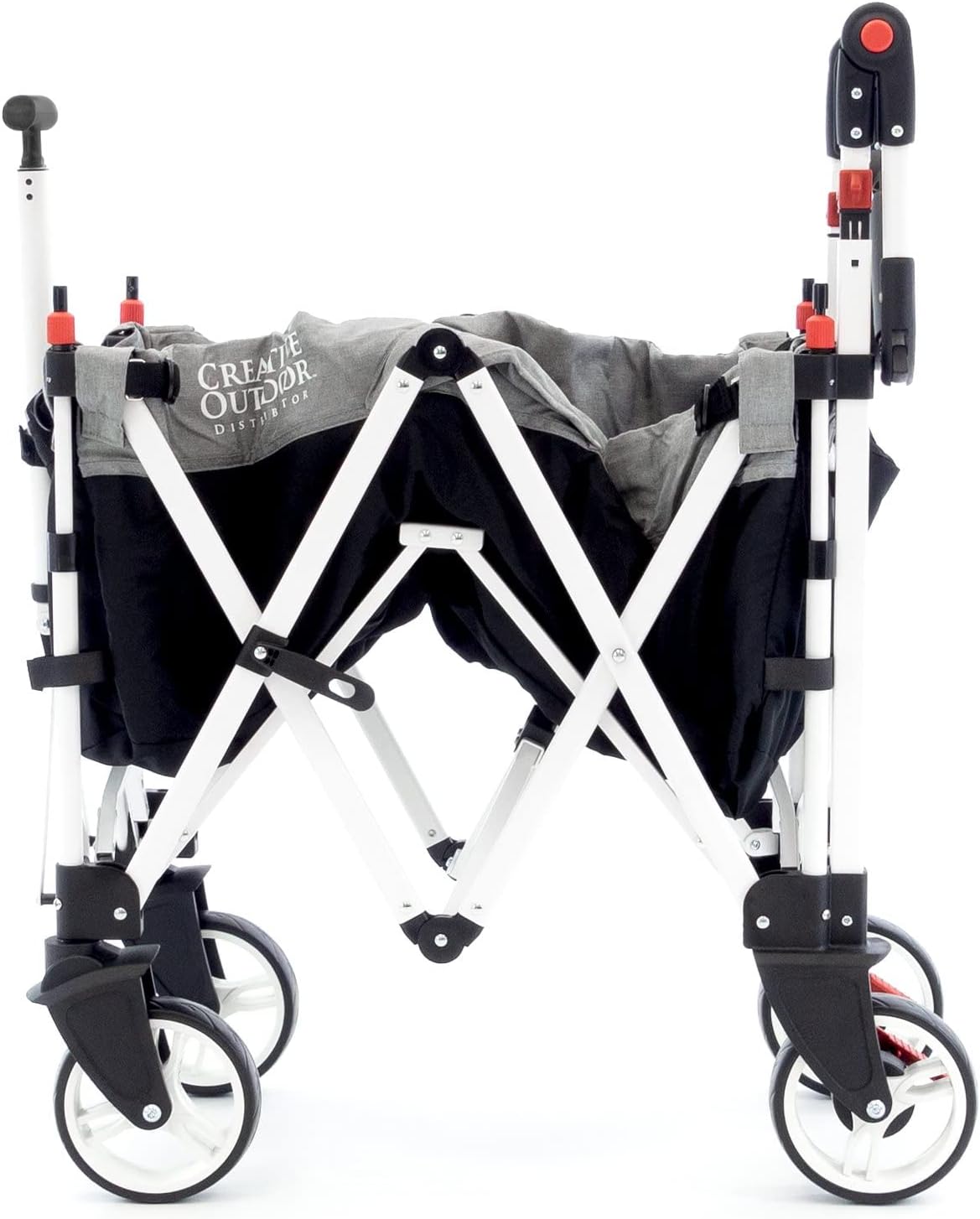 Buy Creative Outdoors Pack and Push Ultra Compact Folding Stroller Wagon with Canopy for Camping