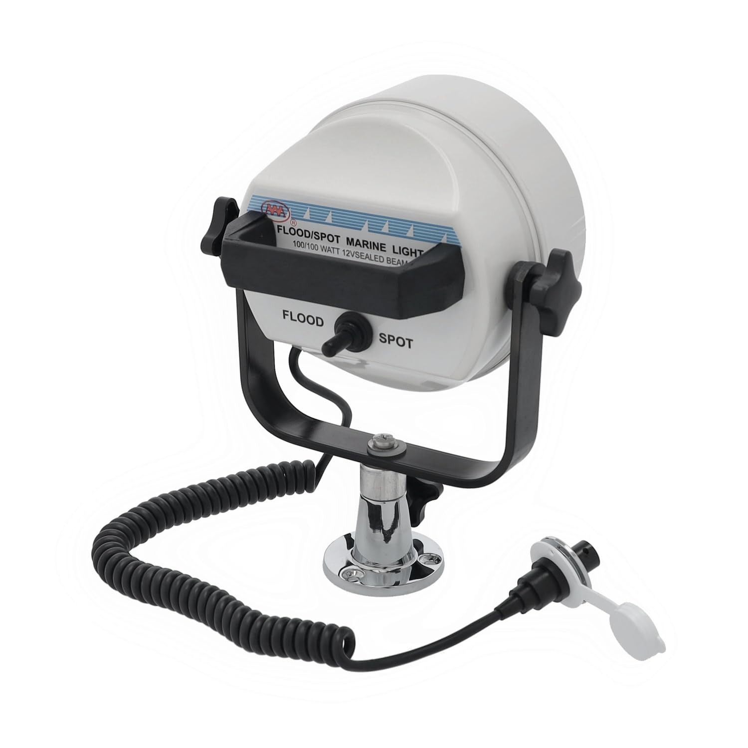 Suchscheinwerfer, schwenkbar, 12 V, 100 W | IP 67 Wasserdicht