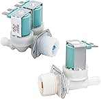 DC62-30312J & DC62-30314K Washer Cold and Hot Side Valve Water Set by Seentech - Works with Sam-sung, Ken-more, May-tag; Replaces part numbers: AP4204532, DC62-30312H, DC62-30312J