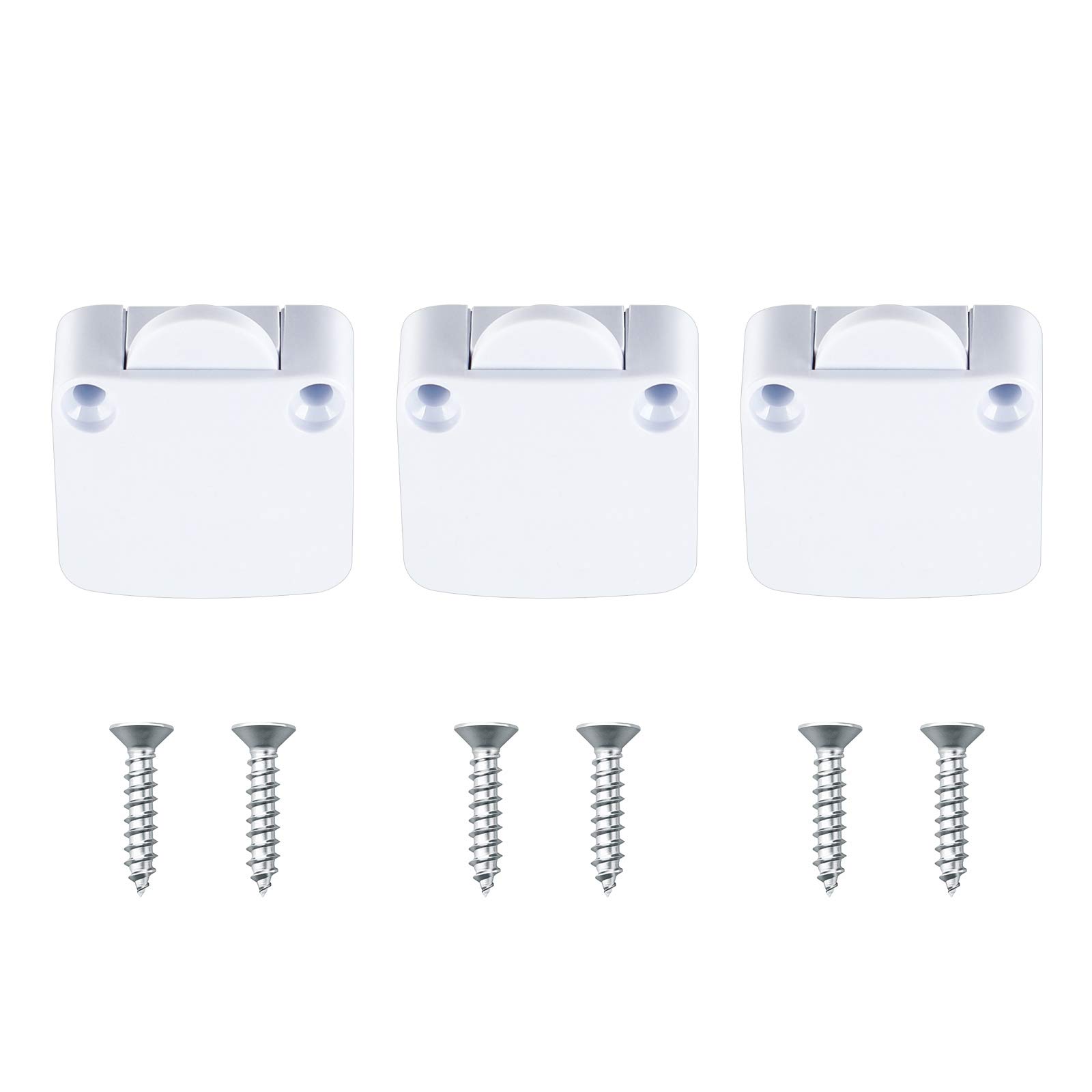 6 Interruttori Scatto Per Armadi Lewttyer | 230V Bianco, Accensione Automatica - Foto 7