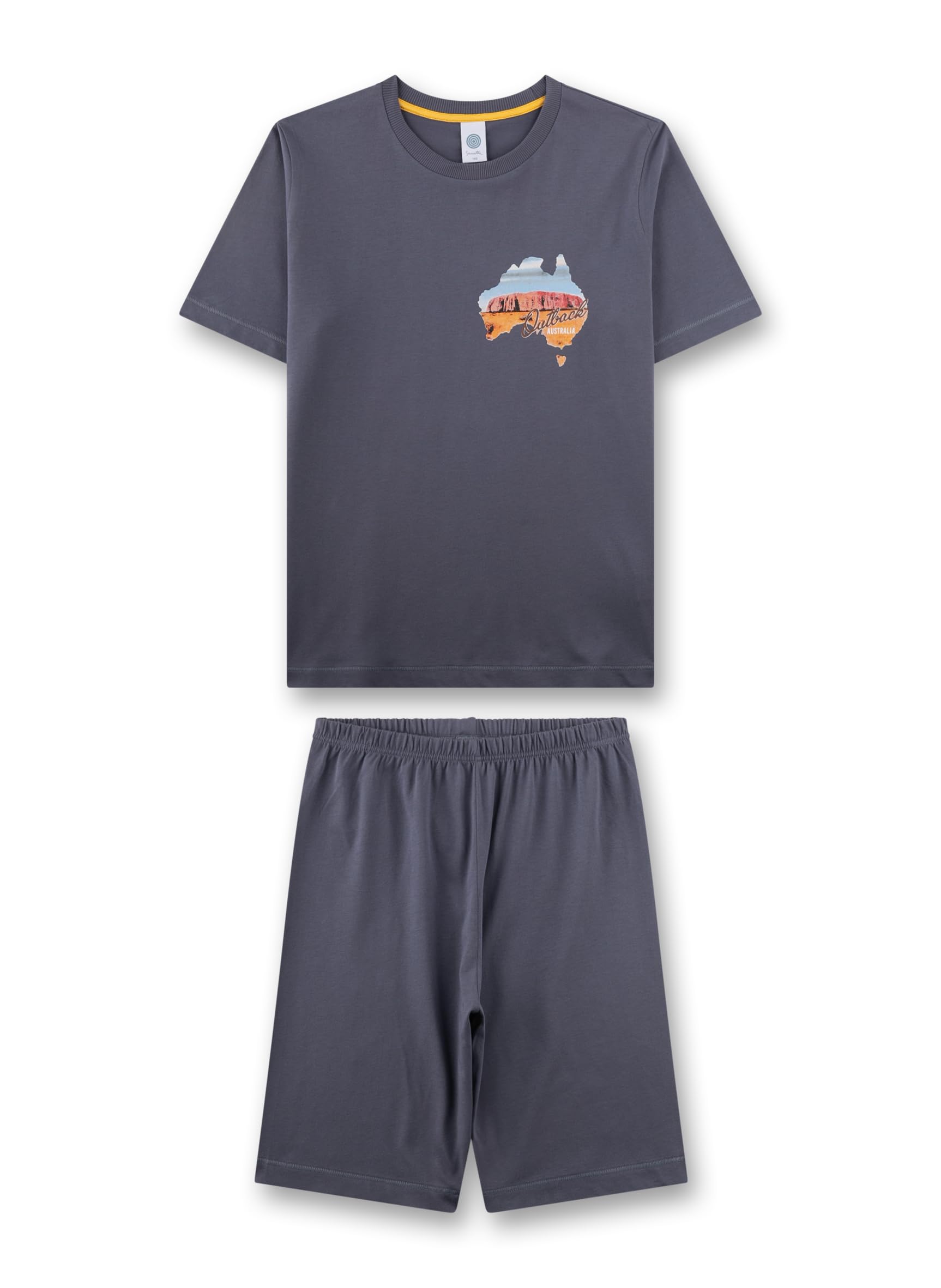 Sanetta 246054 Juego de Pijama, Turquesa, 128 cm para Niños