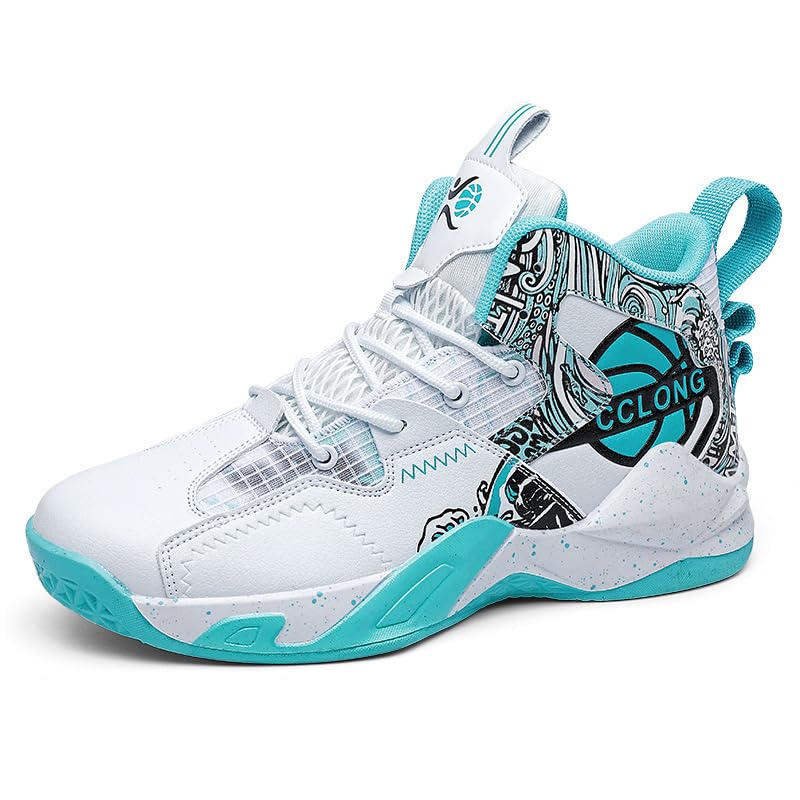Zapatillas de baloncesto para hombre estables con botas de entrenamiento deportivo juvenil informal