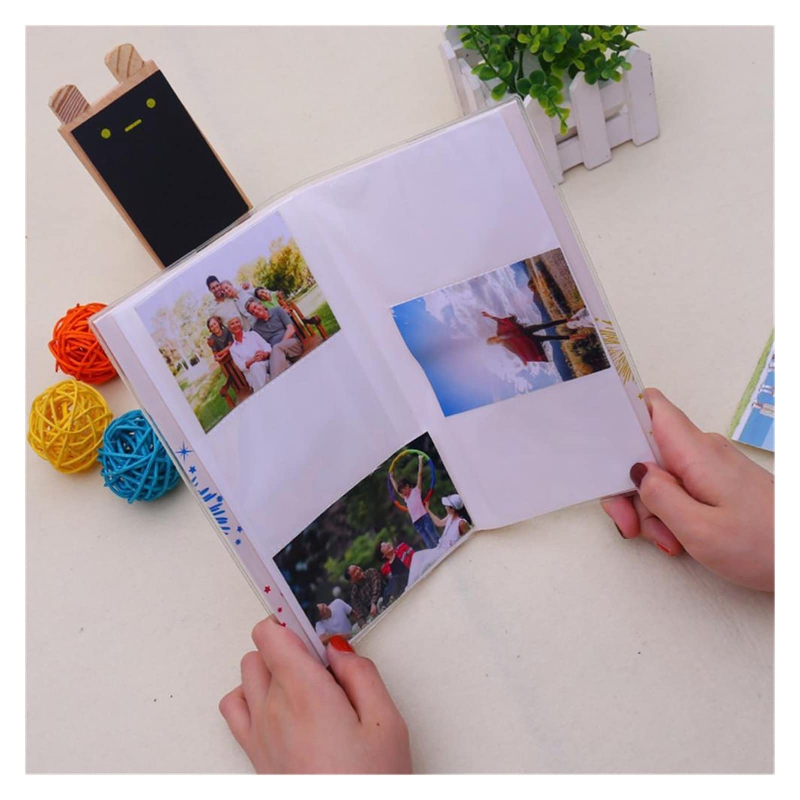 Amazon.co.jp: フォトアルバム 84 写真、3 インチ写真、ミニ花と鳥の