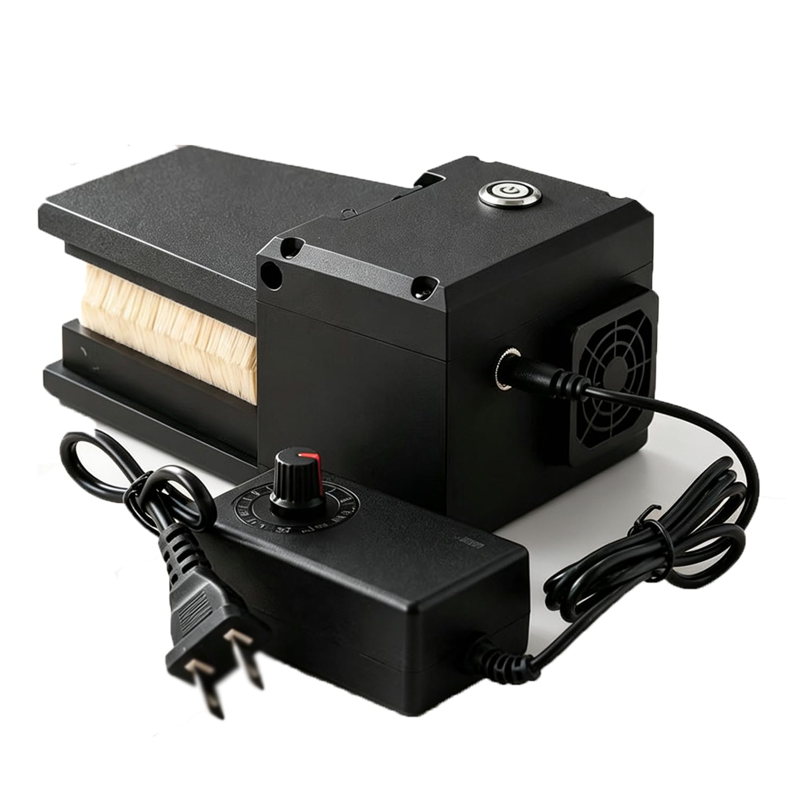 Limpiador Eléctrico Antiestático De Películas, Limpiador De Negativos De Plasma Iónico, con Cepillos De Lana Dobles, Velocidad Ajustable, Compatible con Negativos De Formato 135 Y 120