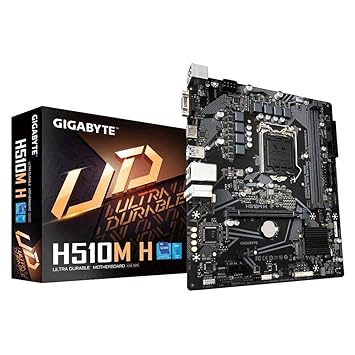 GIGABYTE H510M H Intel H510 Express LGA 1200 Micro ATX DDR4-SDRAM Motherboard