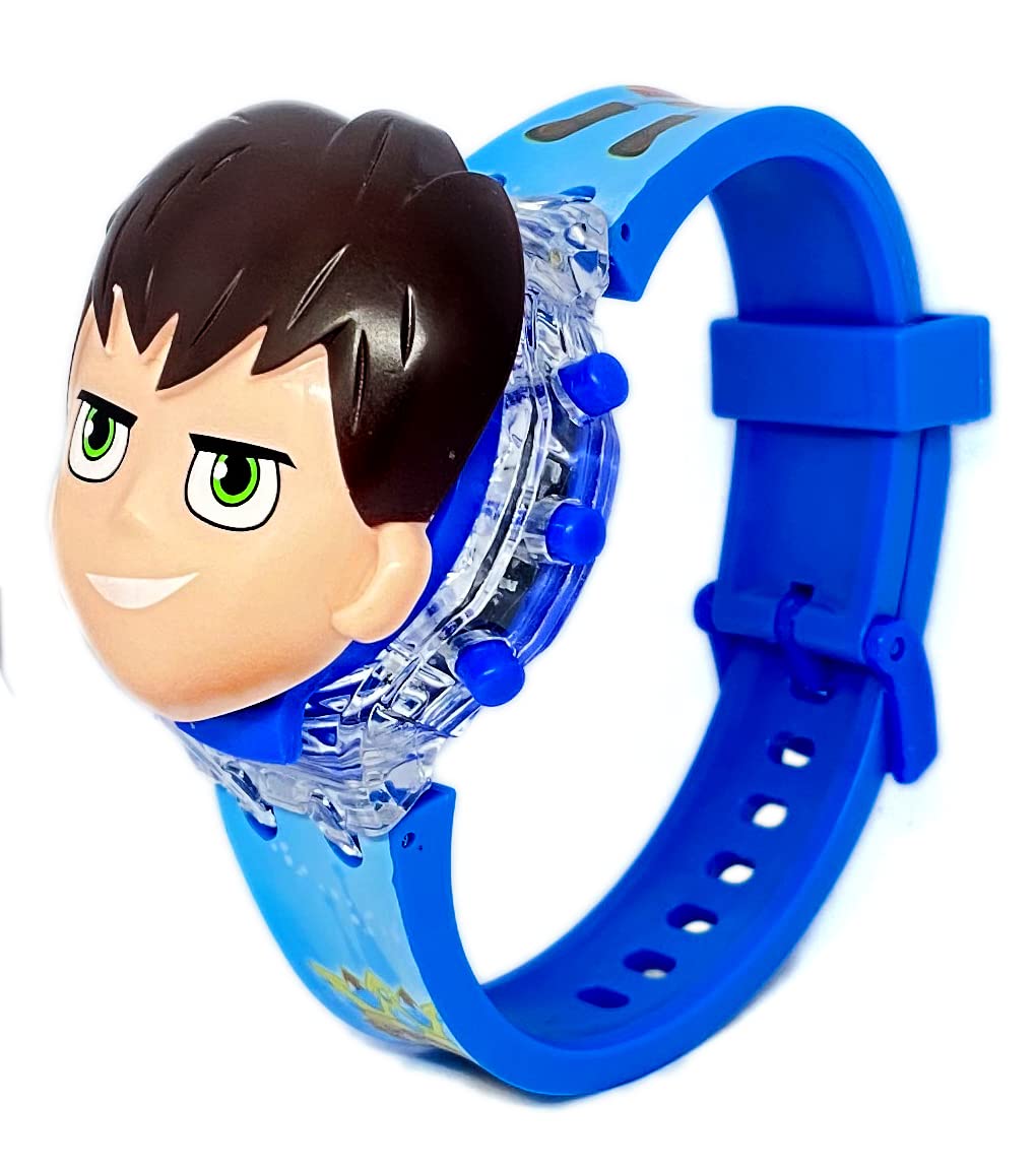Lionmati Children Cartoon Theme Wrist Watch for Boys and Girls Kids Light Glowing Watch with Music Tune and Face Covered Multicolor Led Digital Light Kid Watch (Birthday Gift (Prince Watch) (B0BNGC7M38) Amazon Price History, Amazon Price Tracker