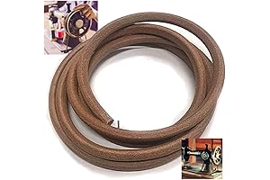 71" Cow Leather Sewing Machine Drive Belt with Hook & Durable Performance