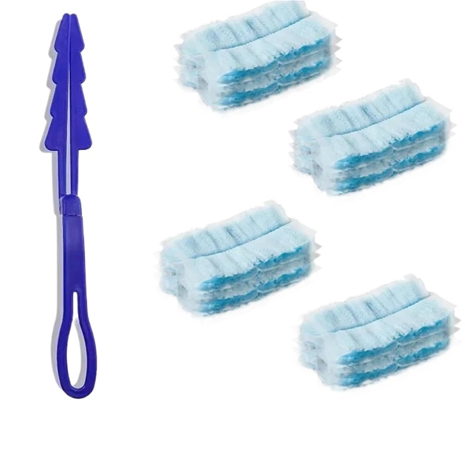 Cleaning Duster 10-100pcs Duster Refills Handle Included Electrostatic Cloths Effortless Dust Removal For Furniture Blinds(40PCS)