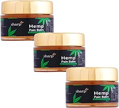 SHARP Hemp & Menthol Based Pain Relief Ointment (10ml Each) | Pain Relief Balm For Leg And Joint & Headache |100% Ayurvedic Balm For Pain| (Pack Of 3)