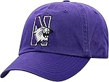 Collegiate Primary Color Relaxed Fit Adjustable Hats (US, Alpha, One Size, Northwestern)