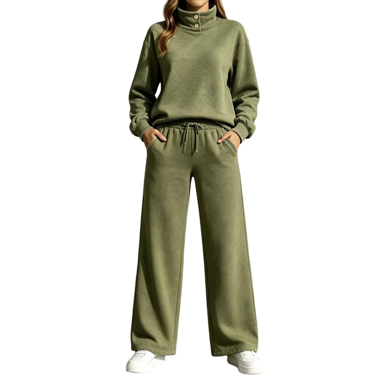 Tuta Da Ginnastica Donna 2 Pezzi Completi Da Ginnastica Manica Lunga Girocollo Completo Palestra Tuta Sportiva Casual Set Top E Pantaloni a Gamba Larga Tute Per Jogging Yoga Fitness Da Casa Autunno