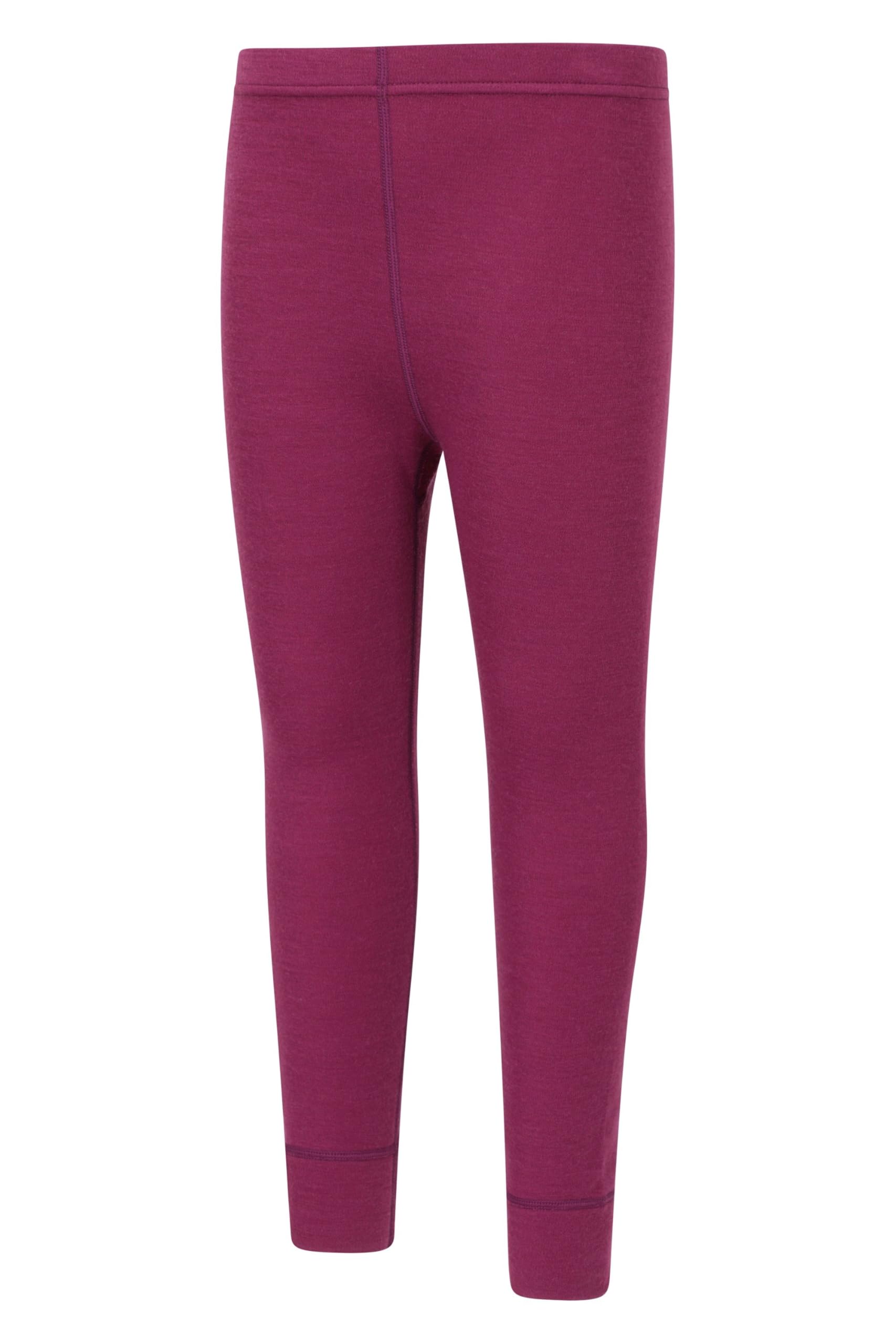 Mountain Warehouse Jaquard Kinder Merino Baselayer-Set Hellrosa 140
