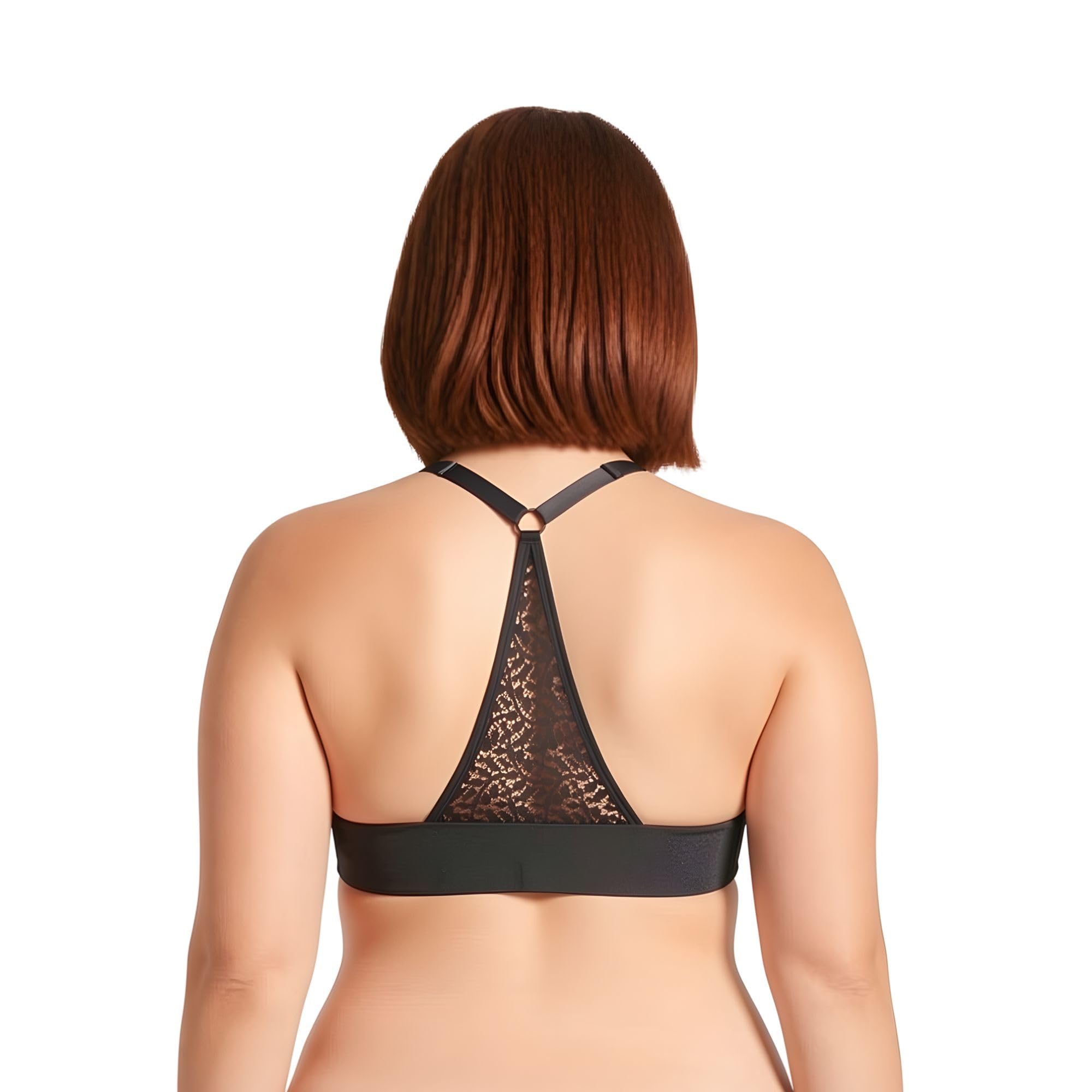 Curve Muse +1,5 Tazze, Capestro Davanti-Vicino, Reggiseni con Ferretto | Push-up, Demi, Imbottito, Balconcino, Traspirante, Coppa preformata