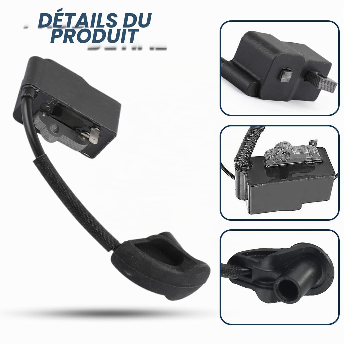 ZAMDOE Bobine d'allumage 4282 400 1305 compatible pour Sthil souffleur de feuilles à dos BR500 BR550 BR600 BR700, remplace 4282 400 1305, 4282-400-1308, 4282 400 1310