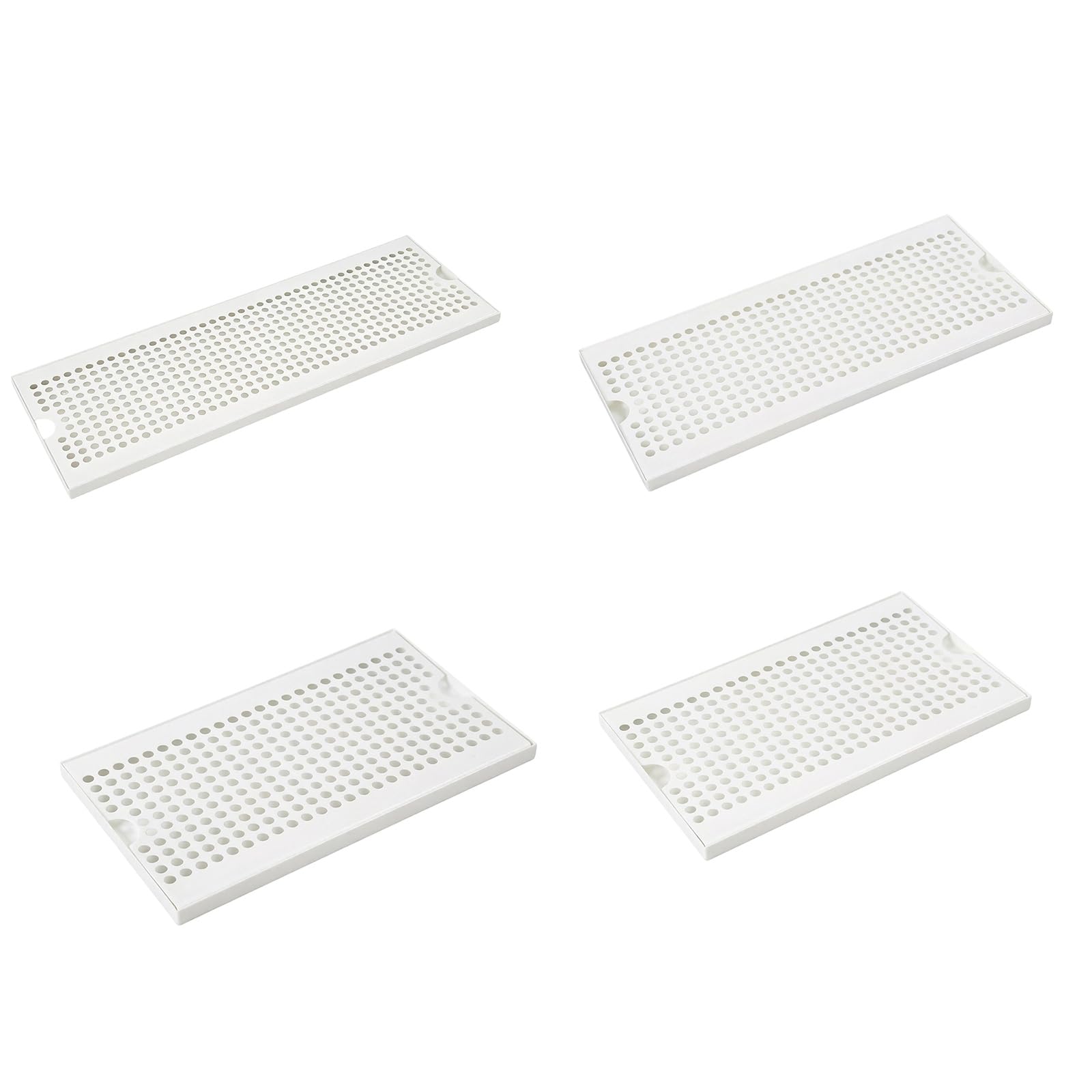 Bandeja de goteo perforada de acero inoxidable para encimera, rectangular, estación de bebidas, tabla de drenaje para decoración de club en casa, bandeja de vidrio