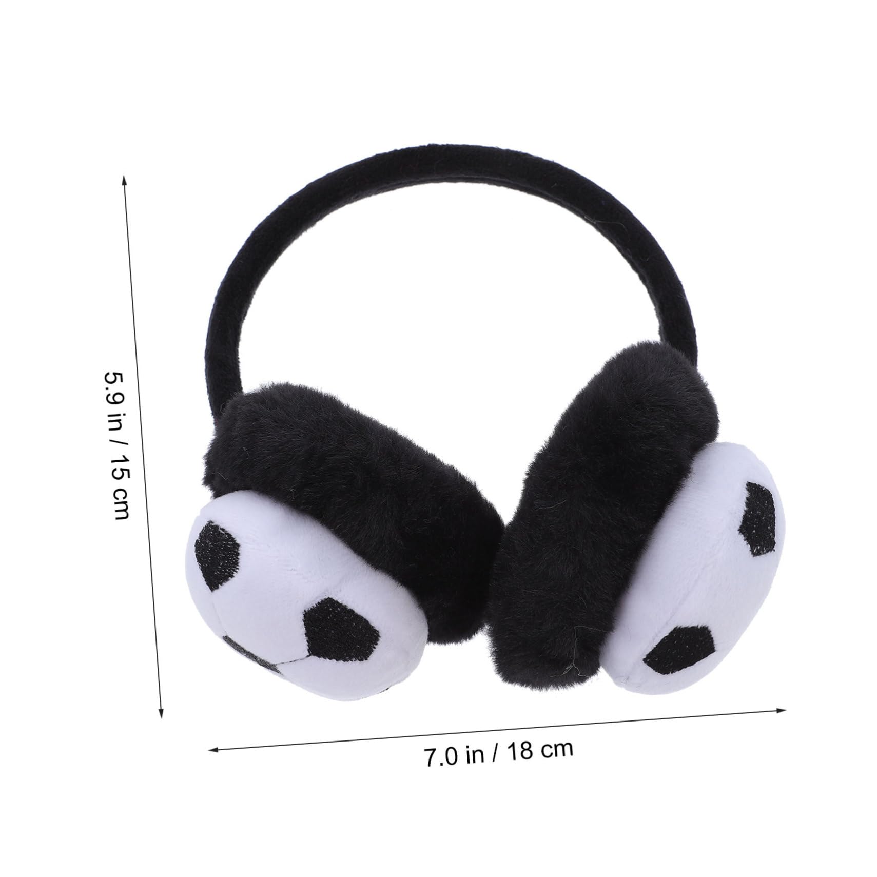 PartyKindom Winter Warm Earmuffs for Plush Ear Covers Comfortable Ear Warmers for Outdoor Activities for Skiing Snowboarding and School Design
