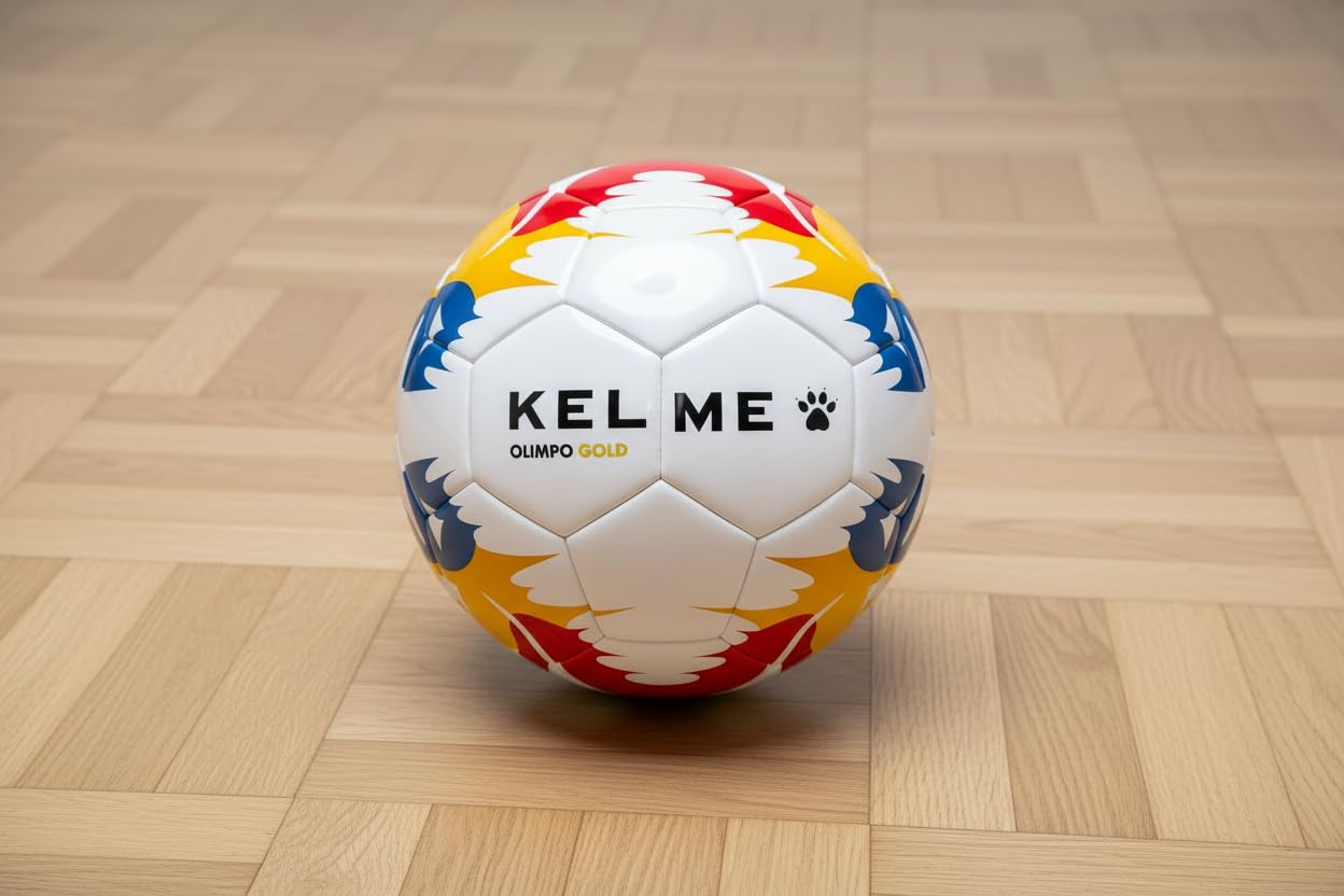 KELME Balón Fútbol Sala Olimpo Gold Blanco