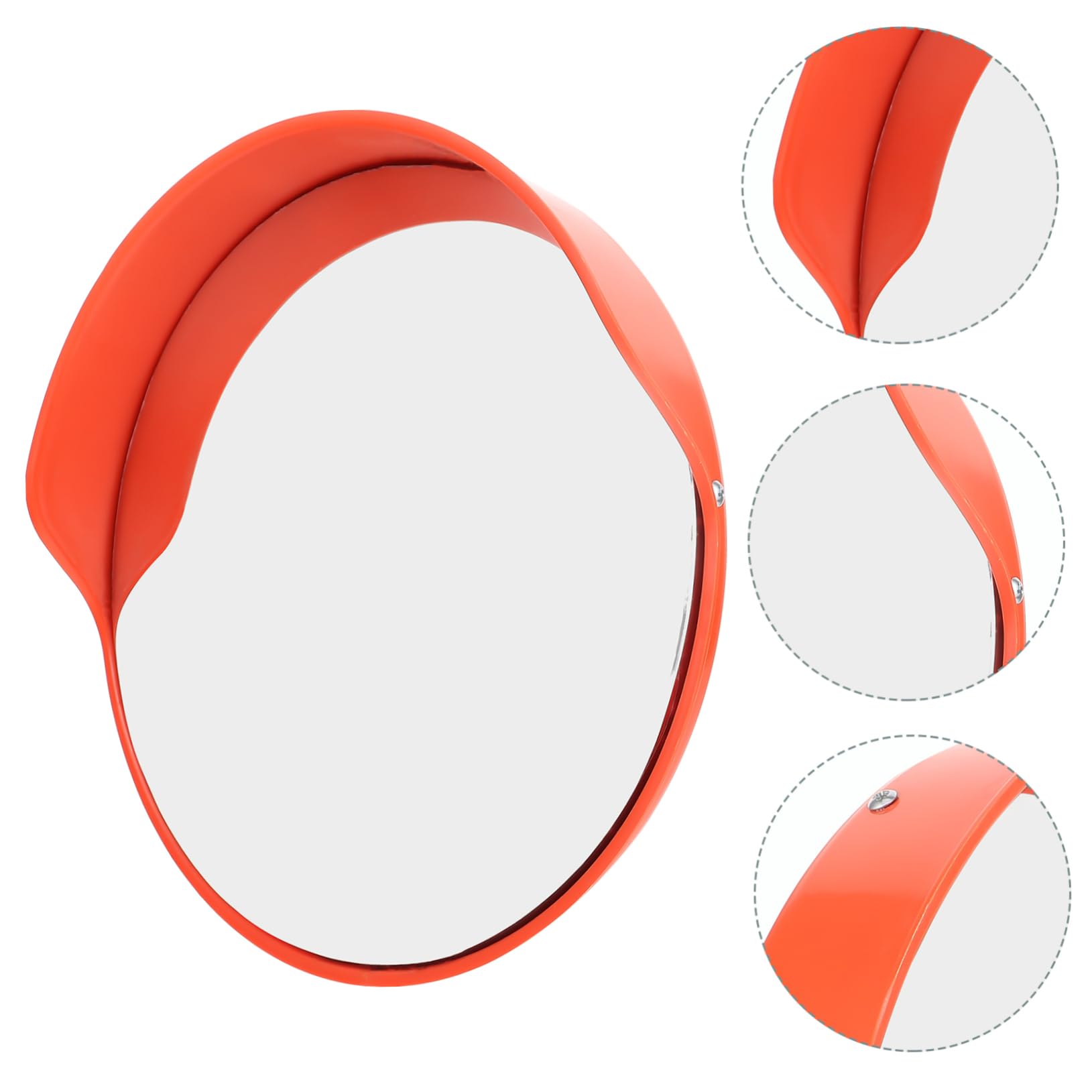 iplusmile Espejo Convexo De Seguridad Para Tráfico y Estacionamiento Espejo Reflectante De Ángulo Para Interiores y Exteriores Para Esquinas y Áreas De Tráfico