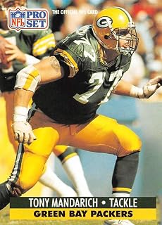 Football NFL 1991 Pro Set #157 Tony Mandarich #157 EX Packers