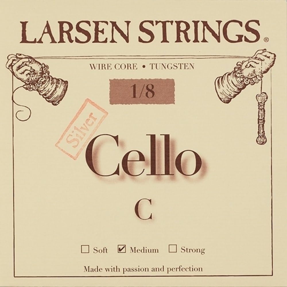 Larsen Original Fractional Cello Strings - Small Sizes C 1/8 Medium