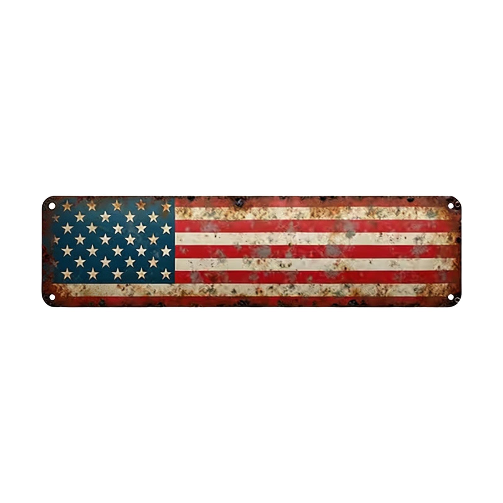 Jazuaiao Antique Metal Wall Art Decoration Retro Tin Sign Wall Ornament for Cafe Entryway Home Party Decoration Traditional Tin Sign