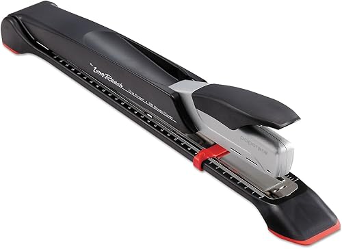 Miniatura 5 de Paperpro-Bostitch 1610 Inreach - Engrapadora larga de alcance de 12.5 pulgadas, capacidad de 25 hojas, color negroplateado