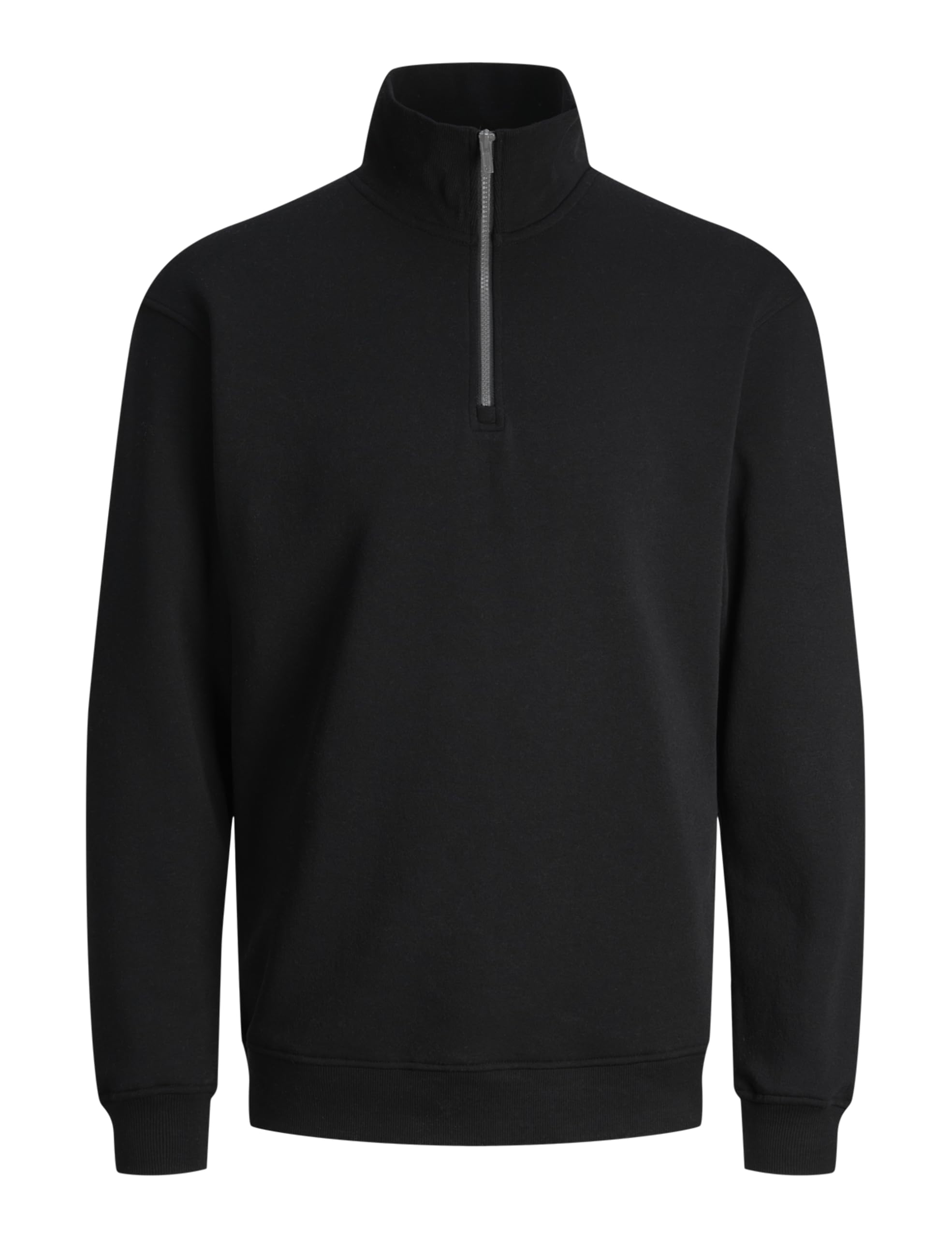 Jack & Jones Half Zip Sweatshirt Men's Black Large