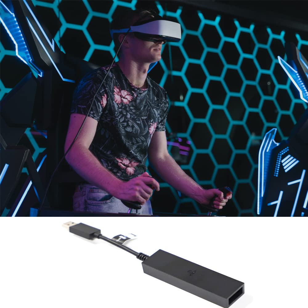 Camera Adattatore per PS5 VR, PS4 Adattatore PSVR USB 3.0 Console Convertitore Playstation 4 5