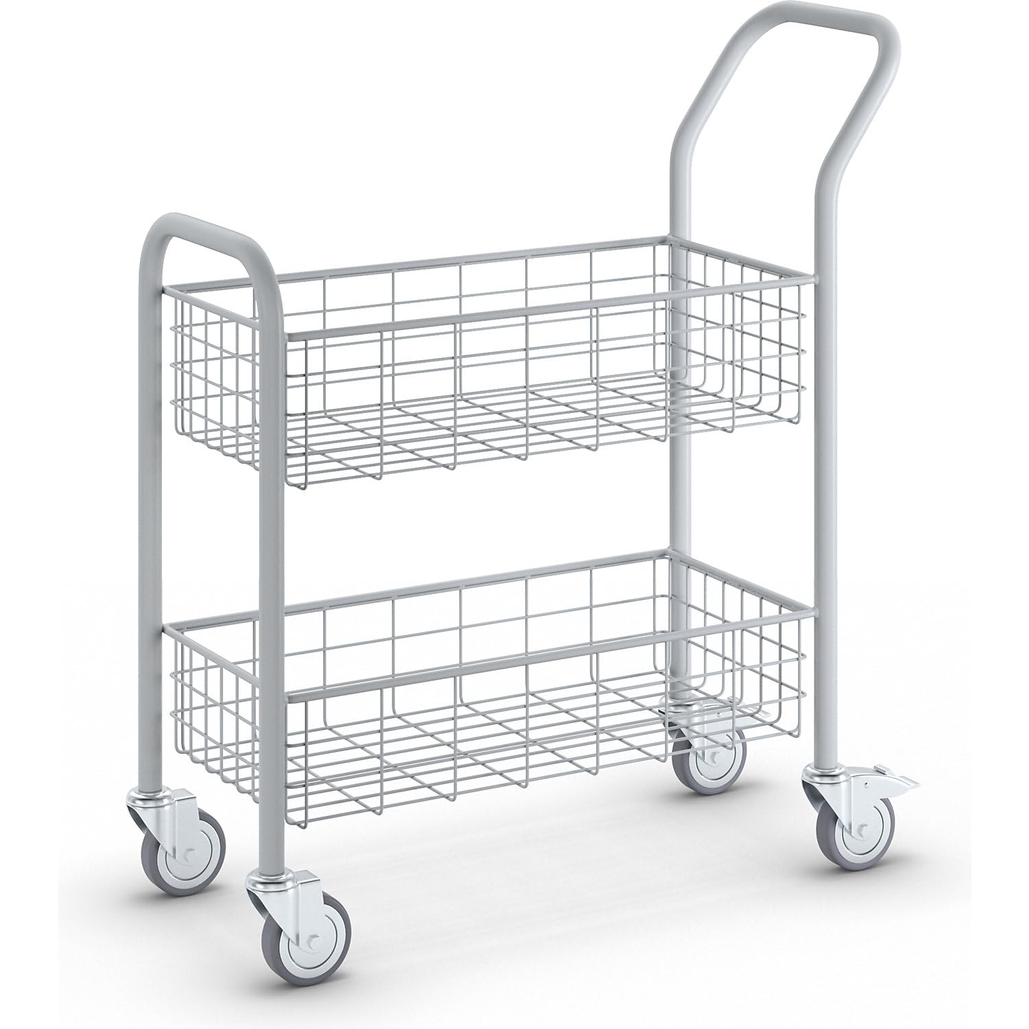 eurokraft | Postverteilwagen | 2 Ladeflächen | Tragfähigkeit 200 kg