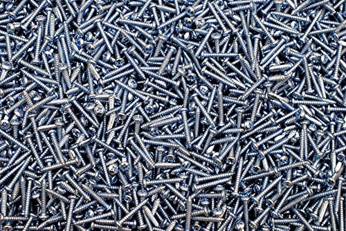 (2500) Phillips Pan Head 4 x 3/4 Type AB Zinc Plated Sheet Metal Screw #4 SMS