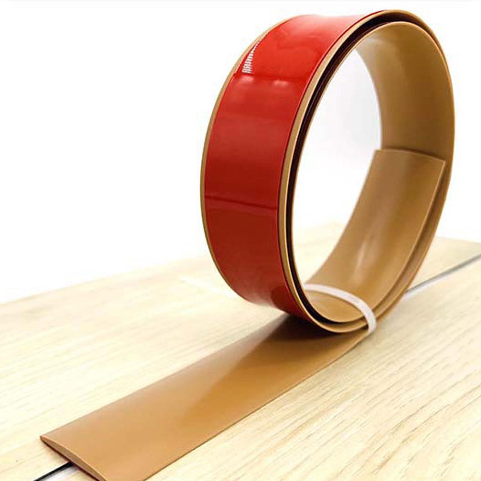 Afqboeqxy Brown Pvc Floor Transition Strip Self Adhesive Self Adhesive Floor Strip, 3.3Ft, Multicolor, Multiple Sizes, Tile Wood Laminate Gaps(,4Cm1.57inch)