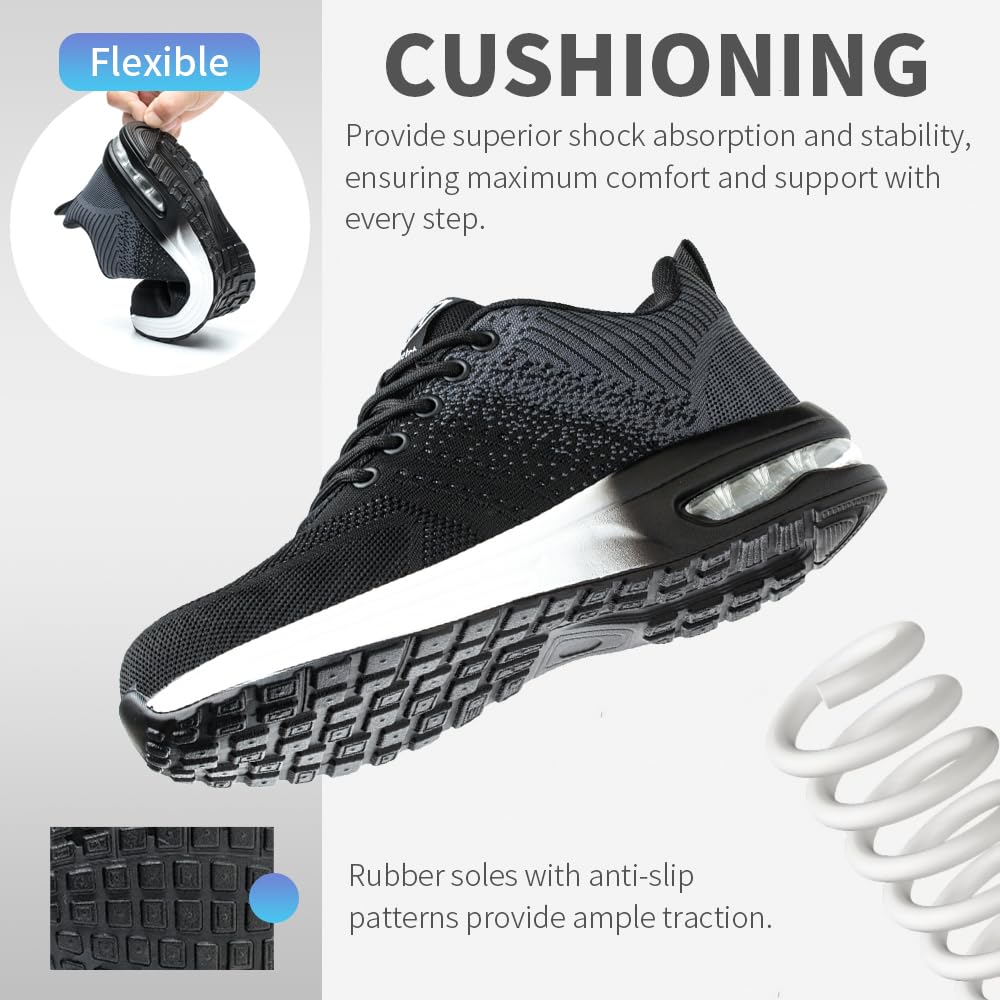 Scarpe Antinfortunistiche Uomo Donna Scarpe da Lavoroleggere Alte Comode Scarpe Sicurezza