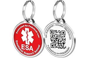 ESA Cat Harness: Ensure Your Feline Companion's Safety and Identification with Our...