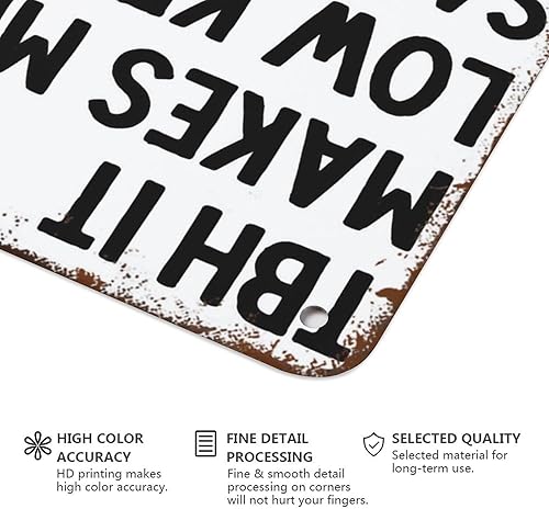 Miniatura 4 de Letrero de metal retro nostálgico de metal con cita para pared, sala de estar, baño, gimnasio, regalo para amigos, familia, dama, 12 x 16 pulgadas