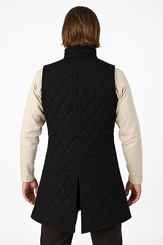Miniatura 5 de THE MEDIEVALS Gambeson Abrigo acolchado grueso Aketon Chaqueta Armadura Tela de algodón