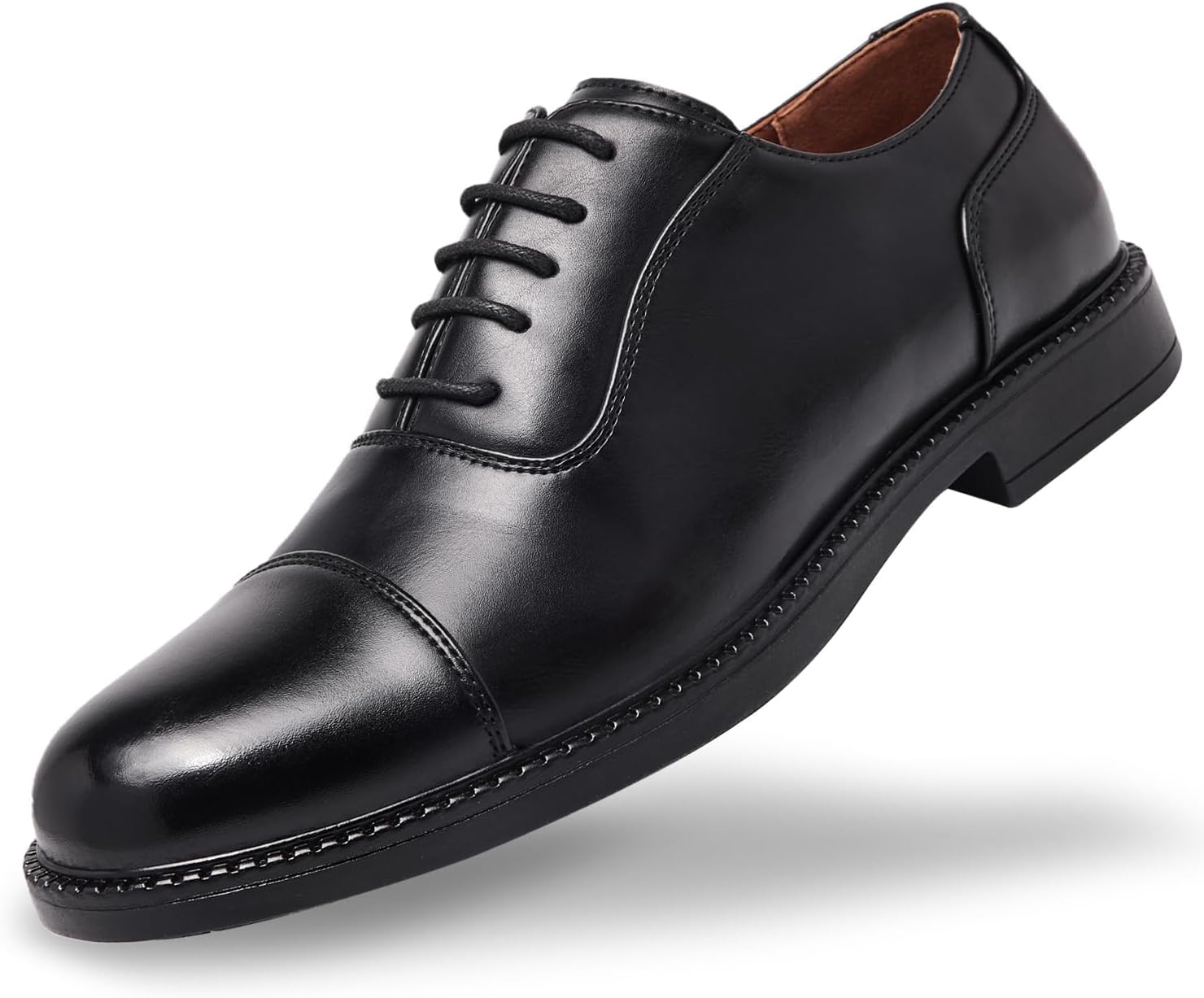 SILENTCARE Men’s Dress Shoes Formal Oxford Business Comfortable Classic Lace Up Shoes