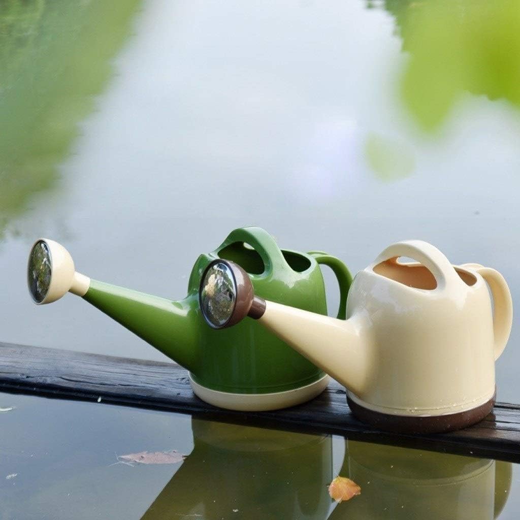 Watering Can Gardening Watering Flower Watering Can PP Resin Large-Capacity Vegetable Watering Kettle Long Mouth Watering Can Decorative Watering Can(Green)