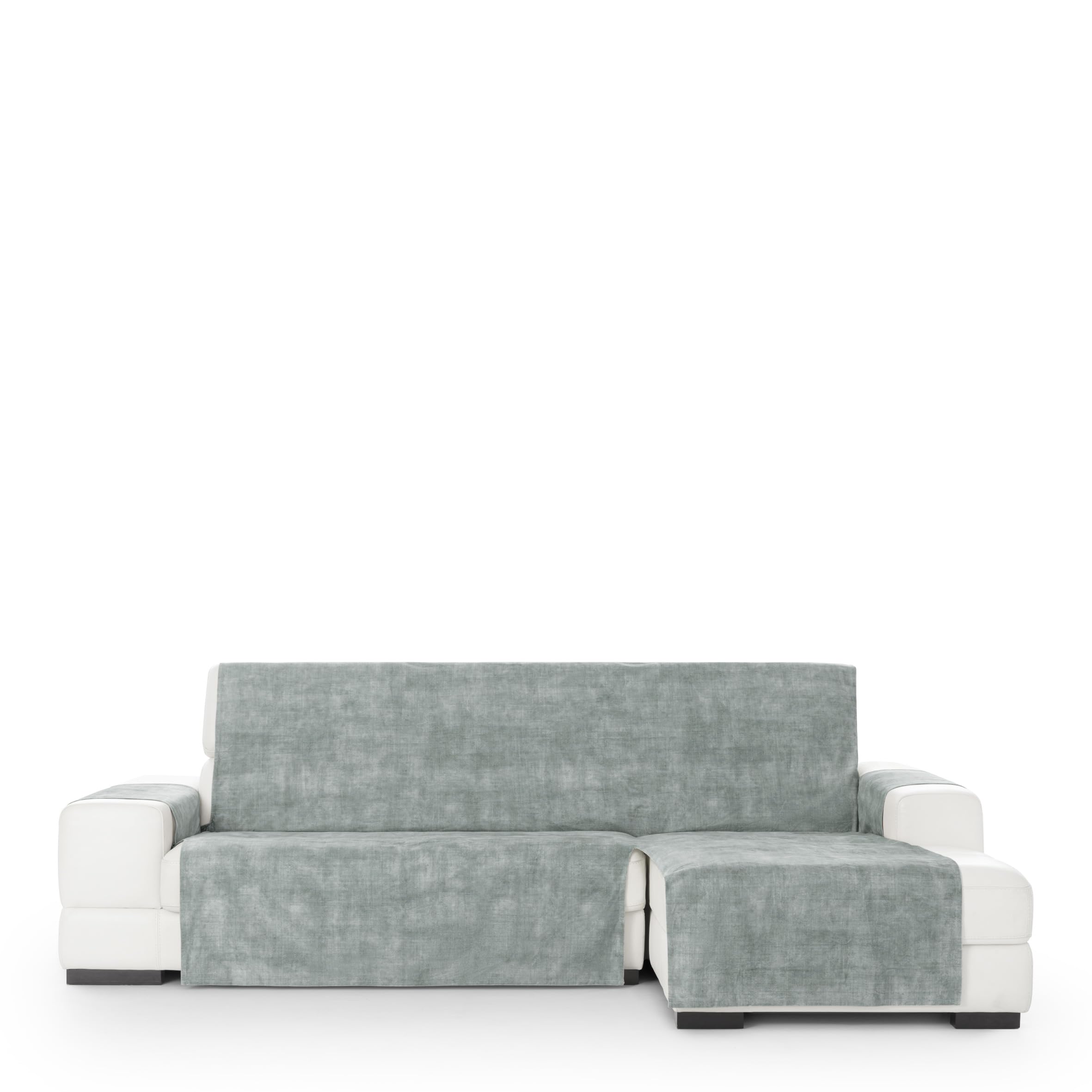 Housse de canapé chaise longue droite Turin protège canapé usé