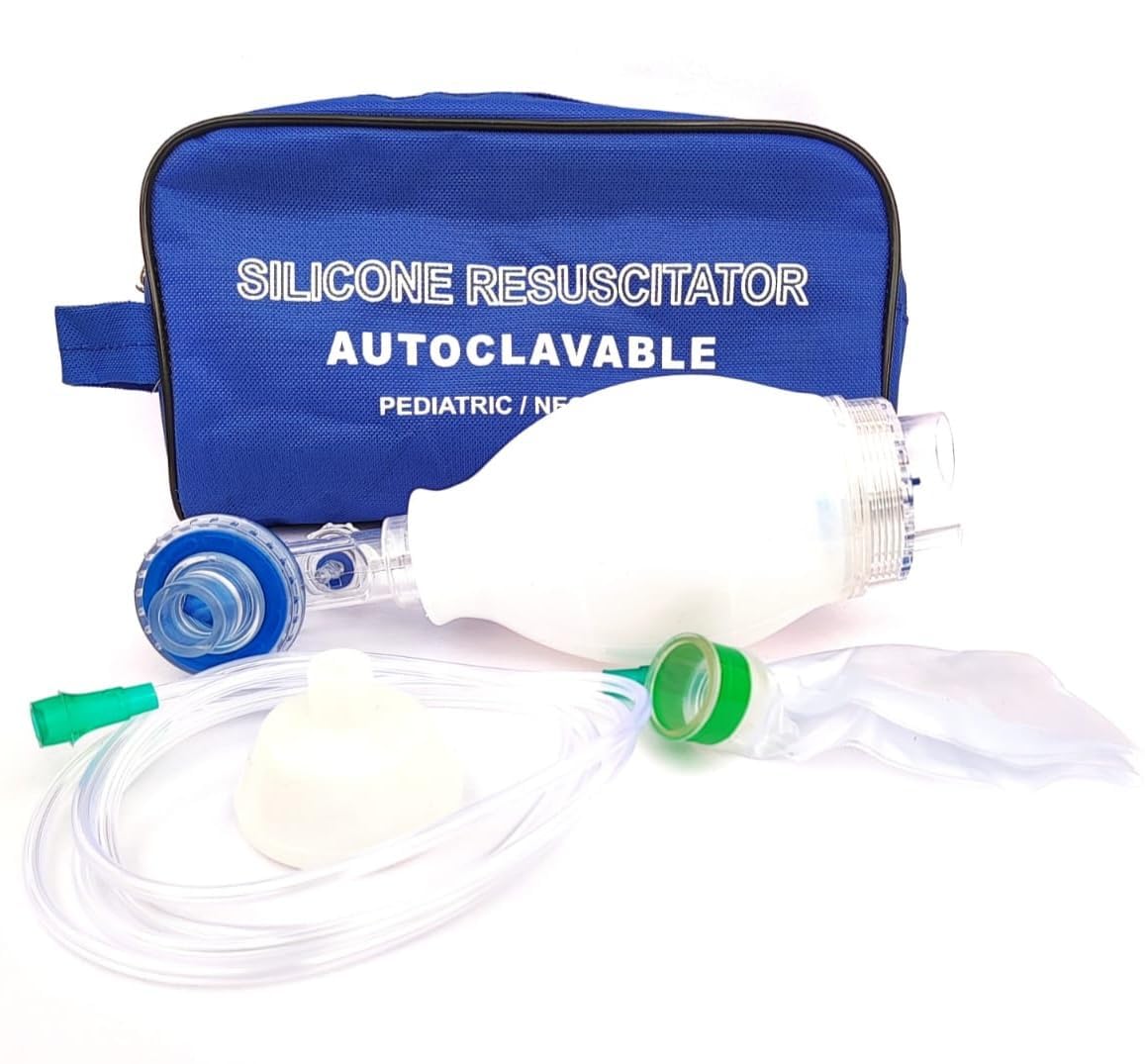 Madison Silicon Ambu bag Child/Pediatric with 5 year warranty| Self-inflating bag (autoclavable)