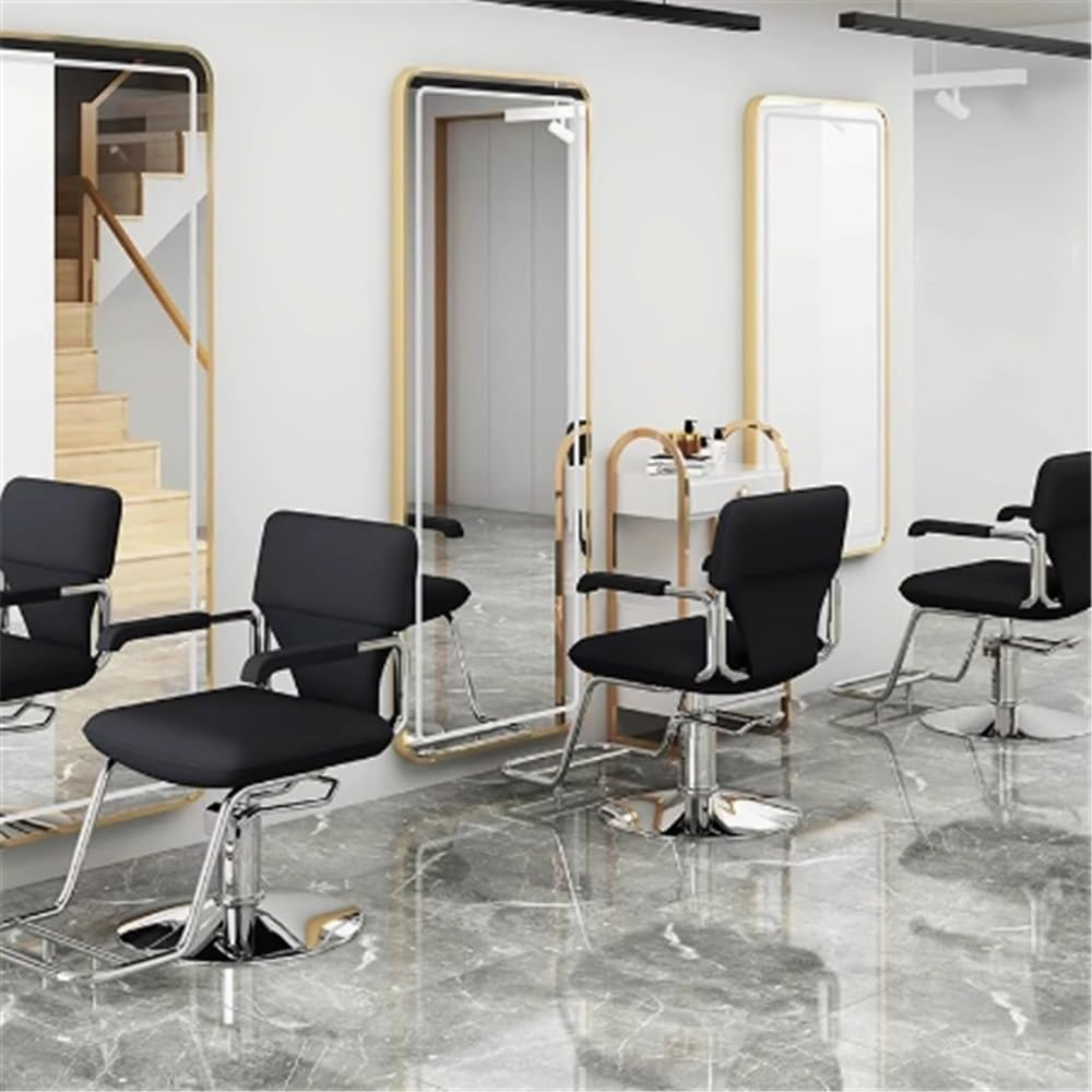 Friseurstuhl, Friseurstuhl, Friseurstühle, Friseurstühle, Friseurstühle, Friseurstühle, Friseurstühle, Friseurstühle, Friseurstühle, Friseurstühle, Drehbar für Friseur(Schwarz)