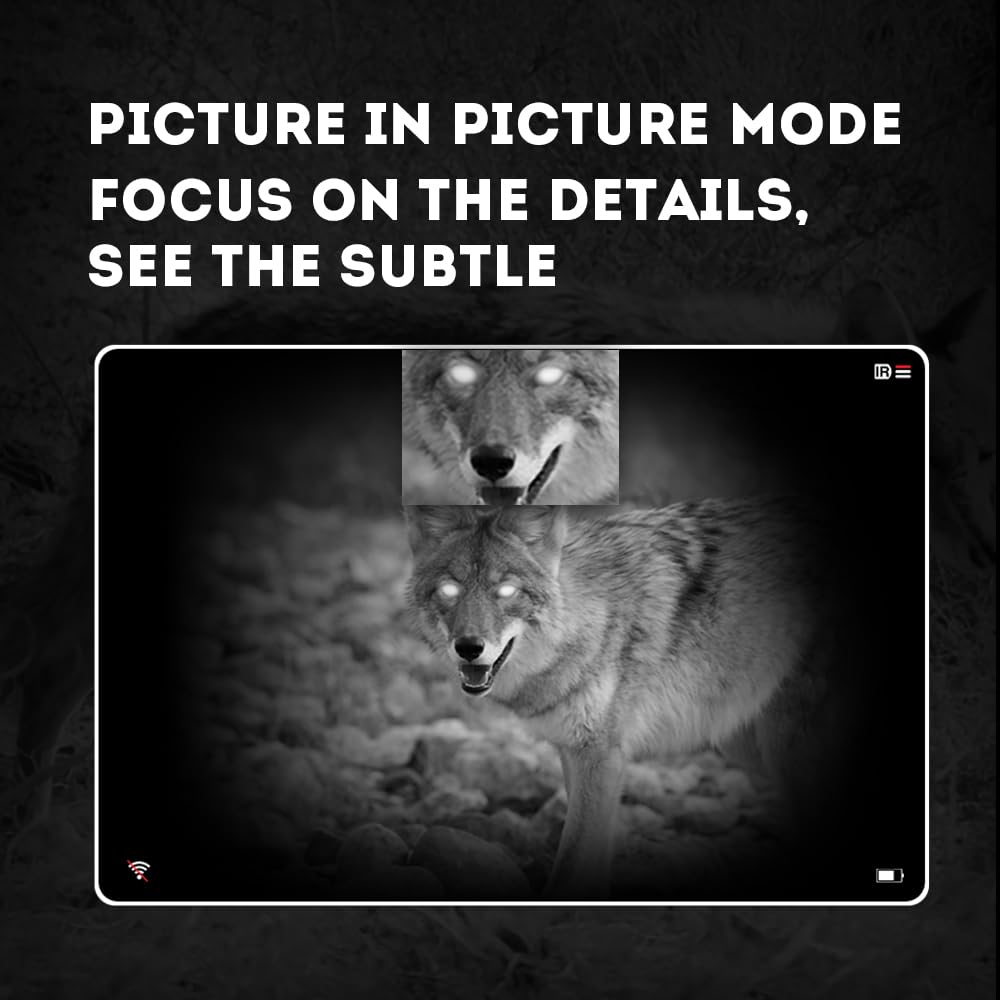 PARD Monoculaire de Vision Nocturne, Lunette de Vision Nocturne avec 850 nm 940 nm, Vision Nocturne de Chasse avec Adaptateur de Montage 45 mm, NV007V