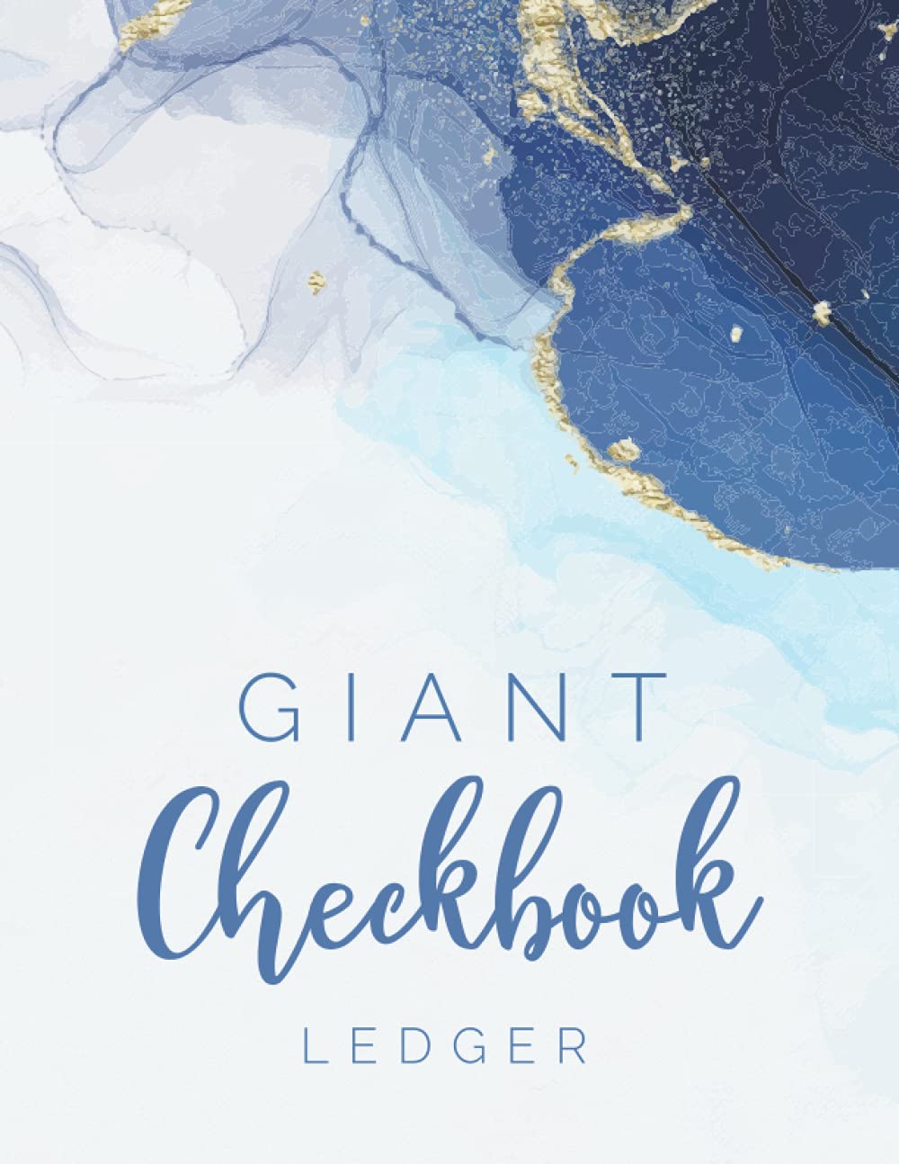 Giant Checkbook Ledger: Checkbook Record Book Register Large Print Journal - Check Transaction Registers Book for Home or Office - ( Horizontal Wide Version Easy Read and Write)