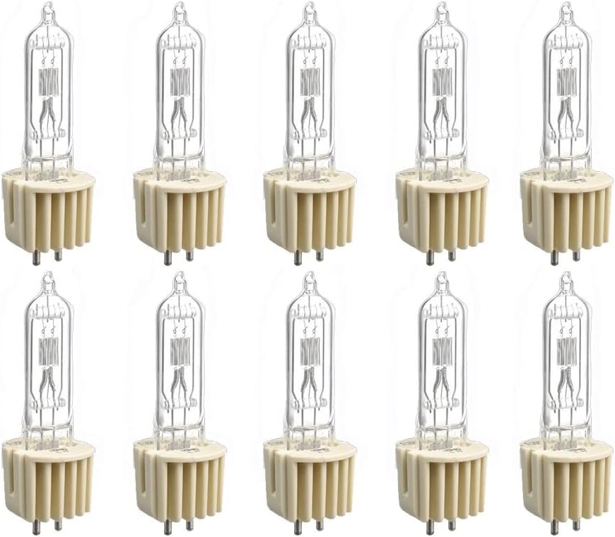 Ushio Pack of 10 1003178 - HPL-750/120X+ - 750 Watt Light Bulb - Heat Sink Base