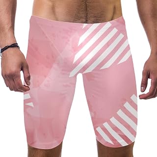 HUI JIN SHOP - Bañador para hombre, diseño triangular, color rosa