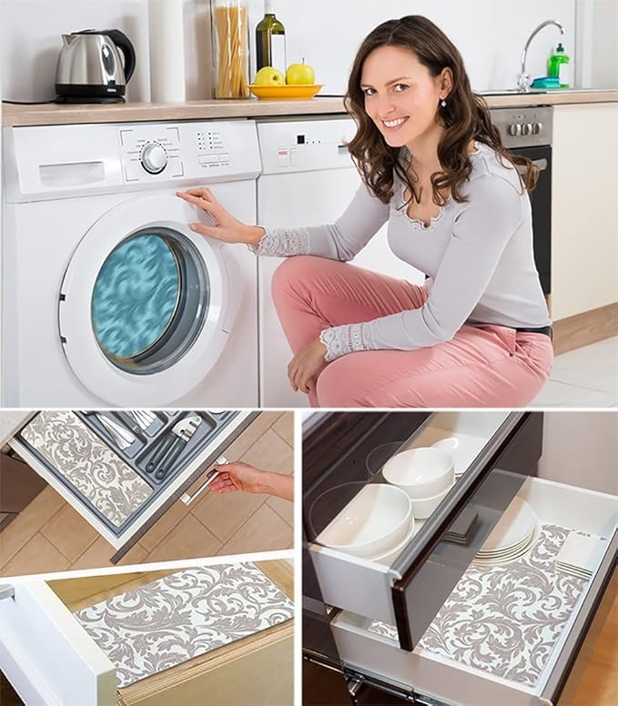 NEERAK Ultra Absorbent Microfiber Dish Drying Mat (50x90) and Protector for Kitchen countertop,Sinks - Folds for Compact Storage- Extra Large 2