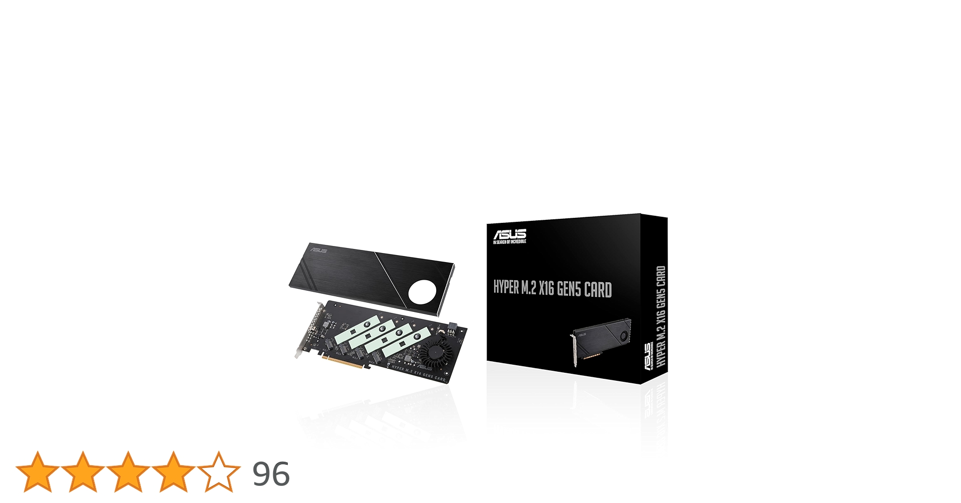 Amazon.co.jp: ASUS Hyper M.2 x16 Gen5 カード (PCIe 5.0/4.0