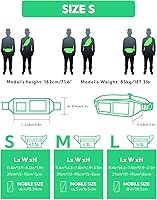 Vista 10 de Waterfly - Cangurera delgada de poliéster suave, resistente al agua, para hombre y mujer, para exteriores, correr, escalar, llevar iPhone 5 6 Plus