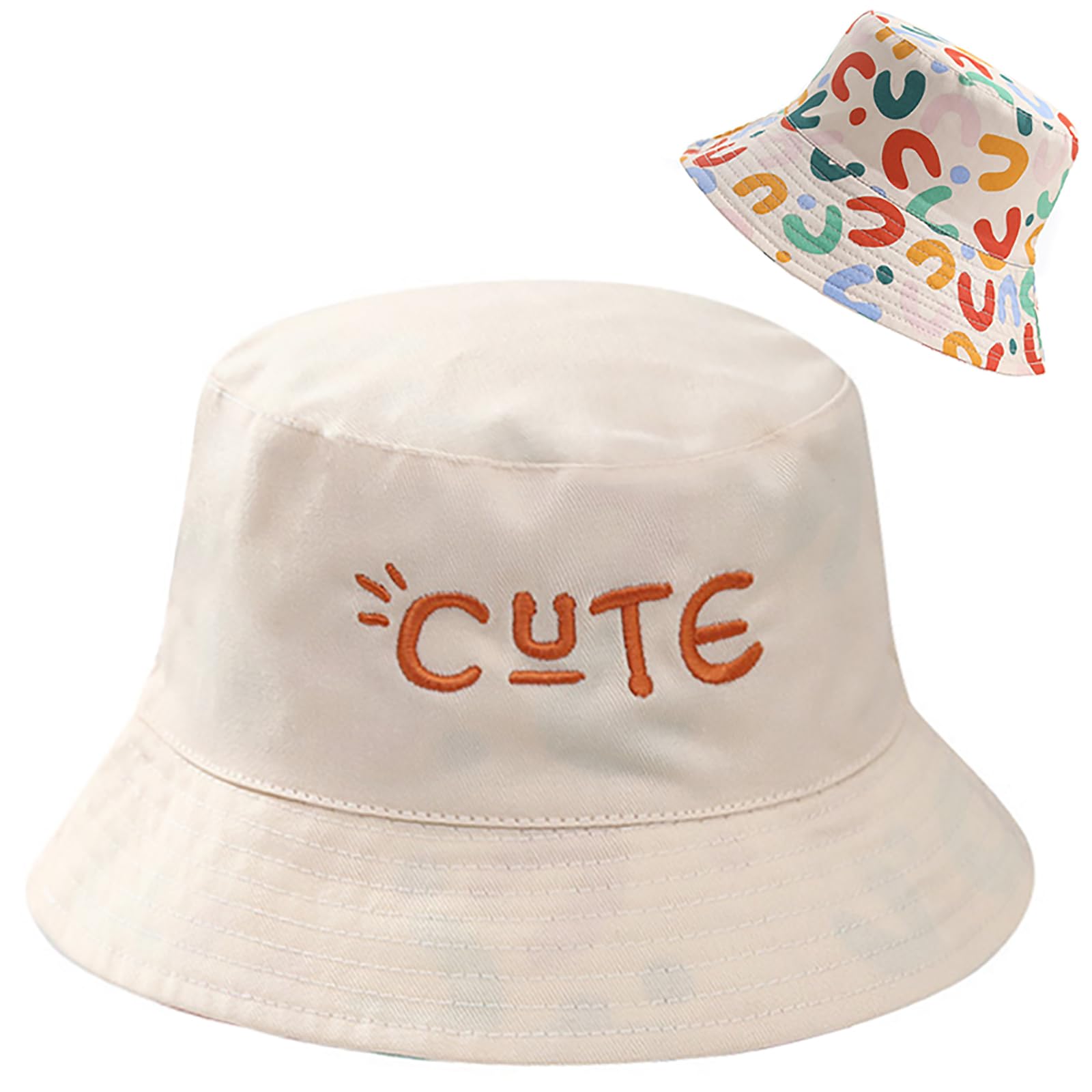 Malaxlx Unisexo Bebé Niña Niño Infantil Pequeños Sombrero de Sol Gorro de Pescador Verano Exteriores Protección Solar Gorro de Playa