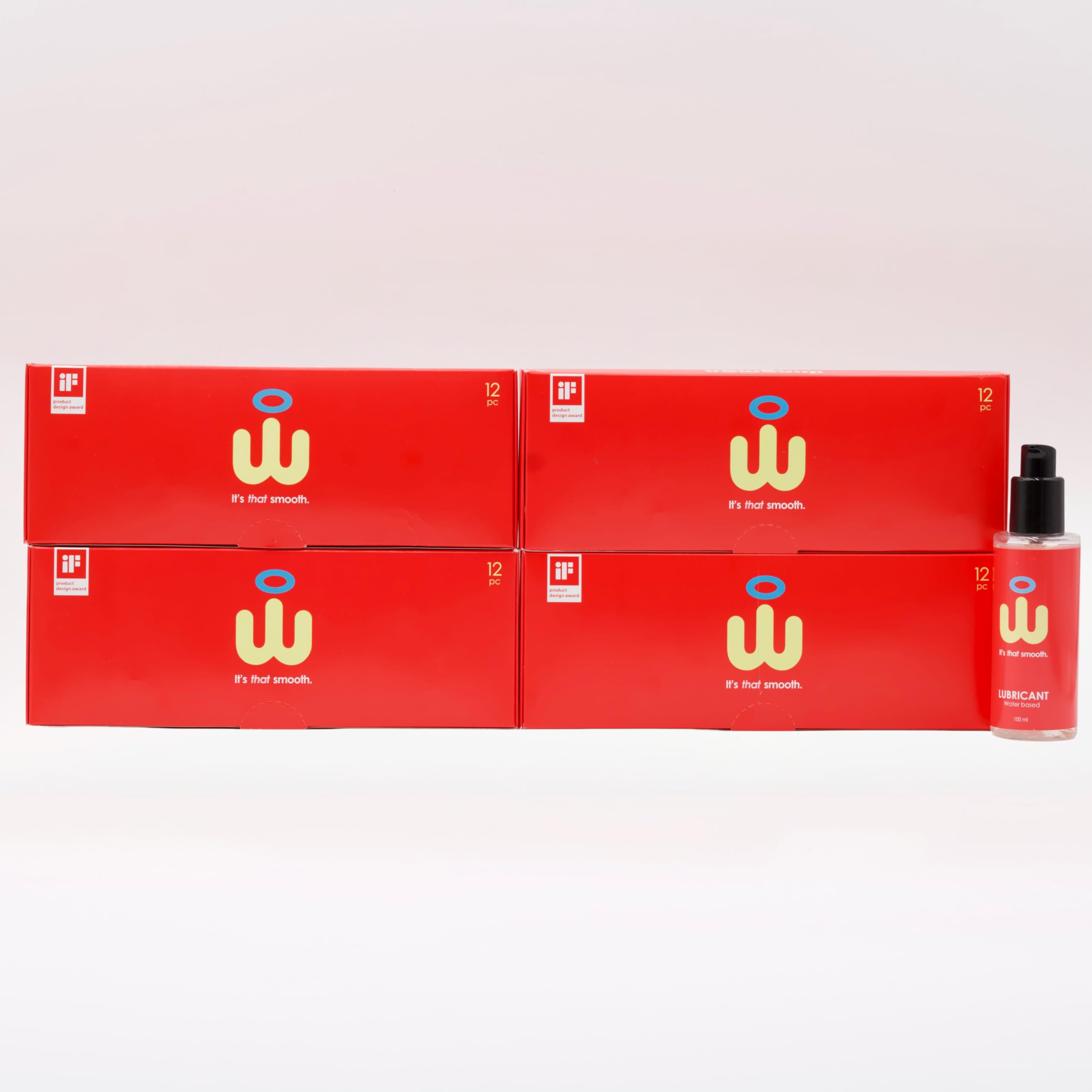 Wingman Kondome ultradünn mit Clip-System + Gleitgel – 48 Stück Latexkondome Set